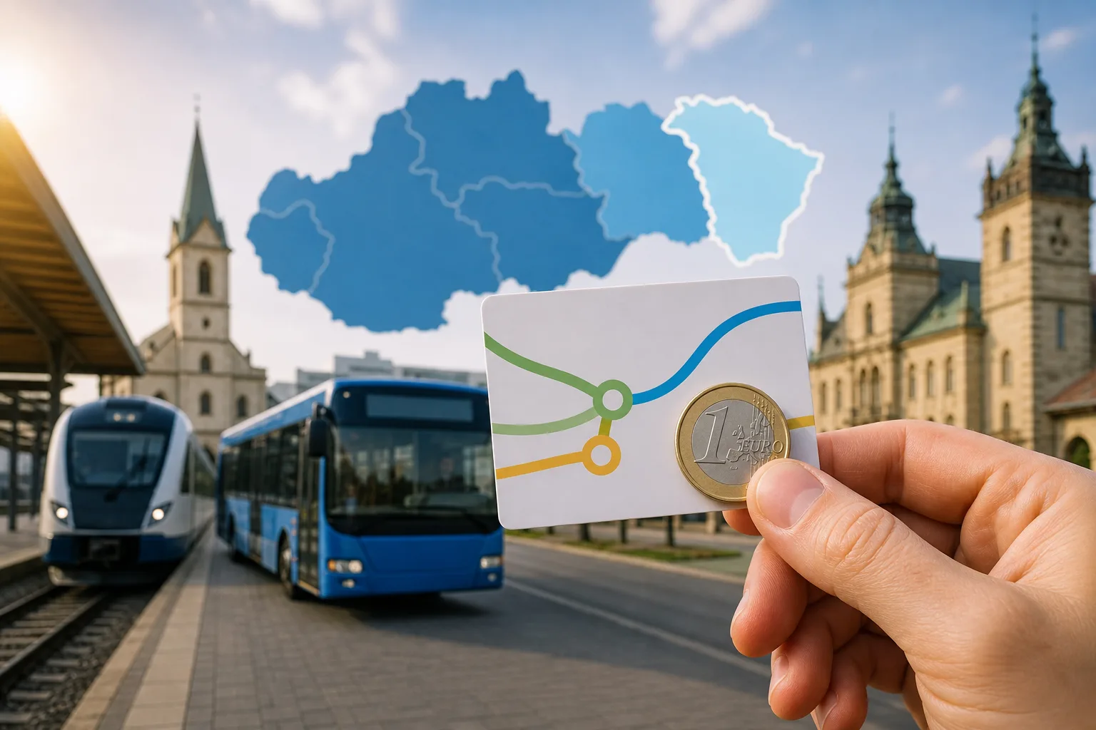 Dopravné karty na východe budú počas ETM za euro