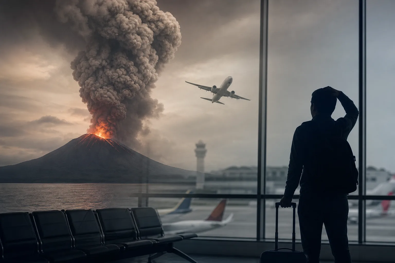 Erupcia Anak Krakatoa prerušila prevádzku letiska pri Jakarte