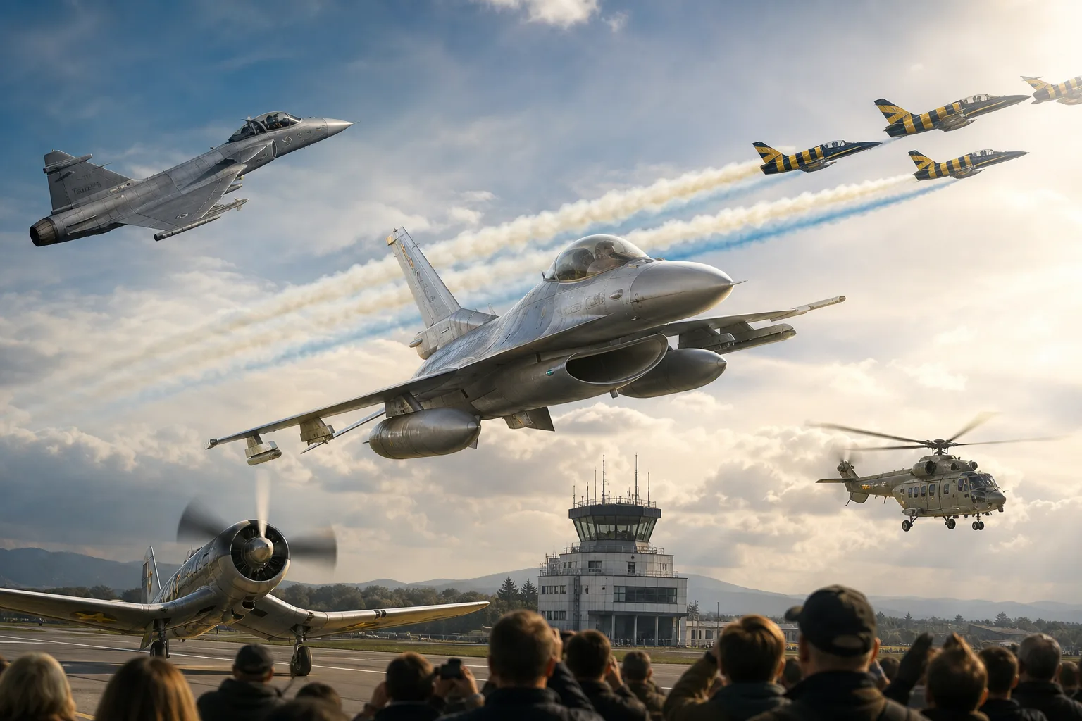 IMAD 2026 v Piešťanoch: F-16, Gripen aj Baltic Bees