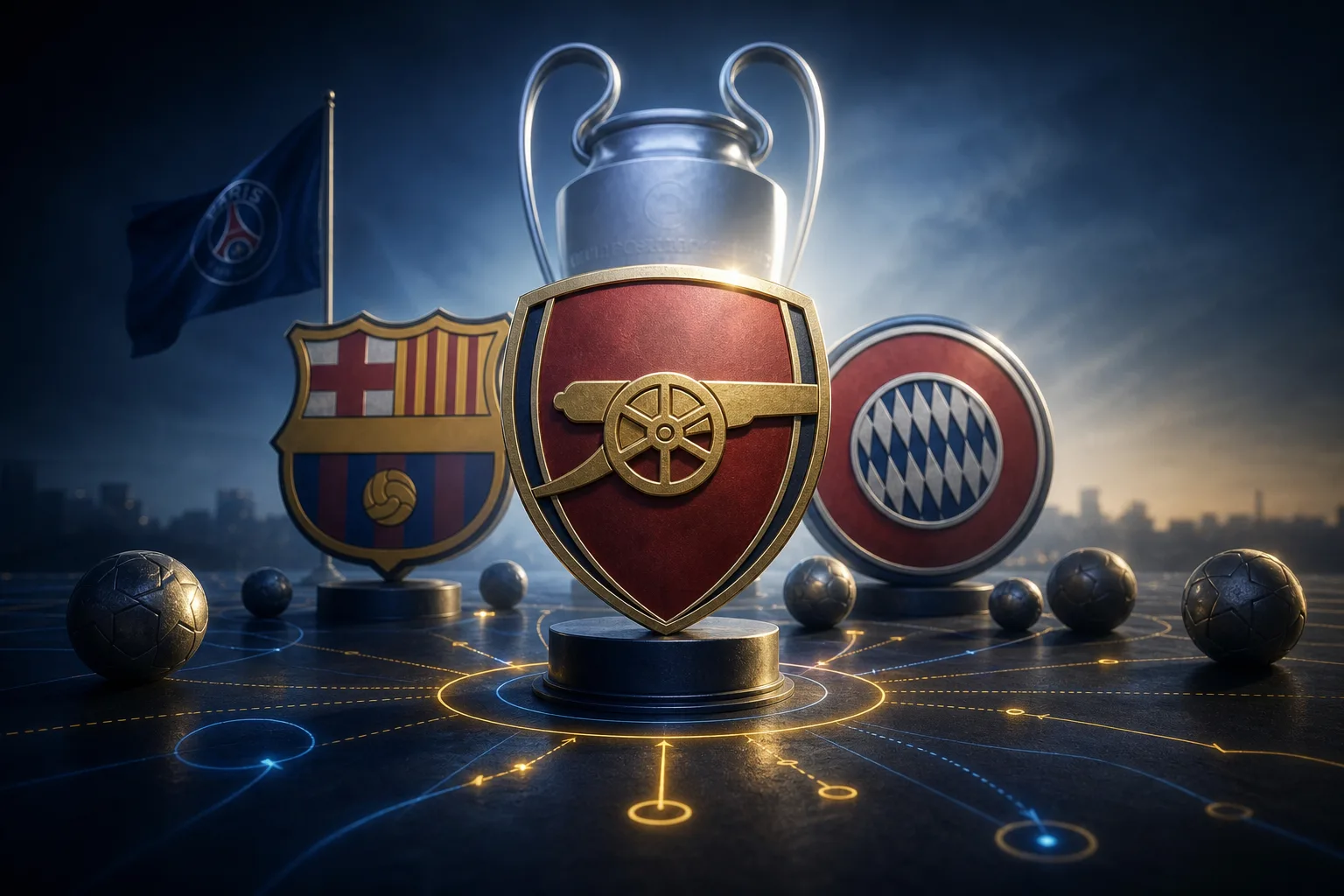 Kto vyhrá Ligu majstrov 2026/2027? Favoritom je Arsenal