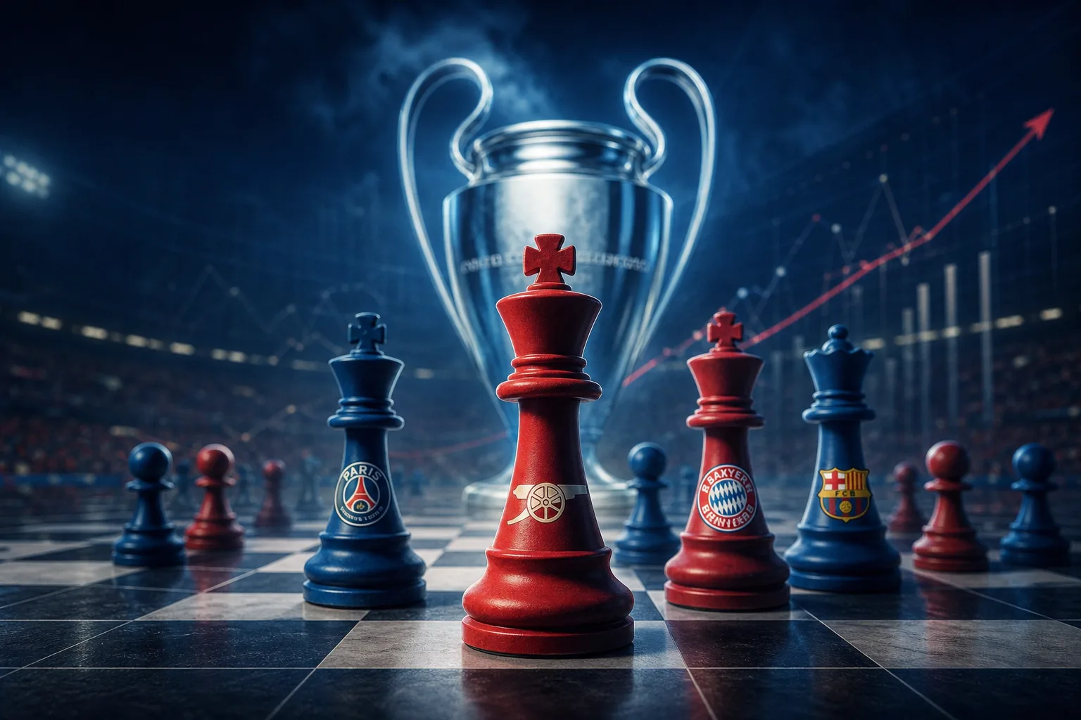 Kto vyhrá Ligu majstrov 2026/2027? Favoritom je Arsenal