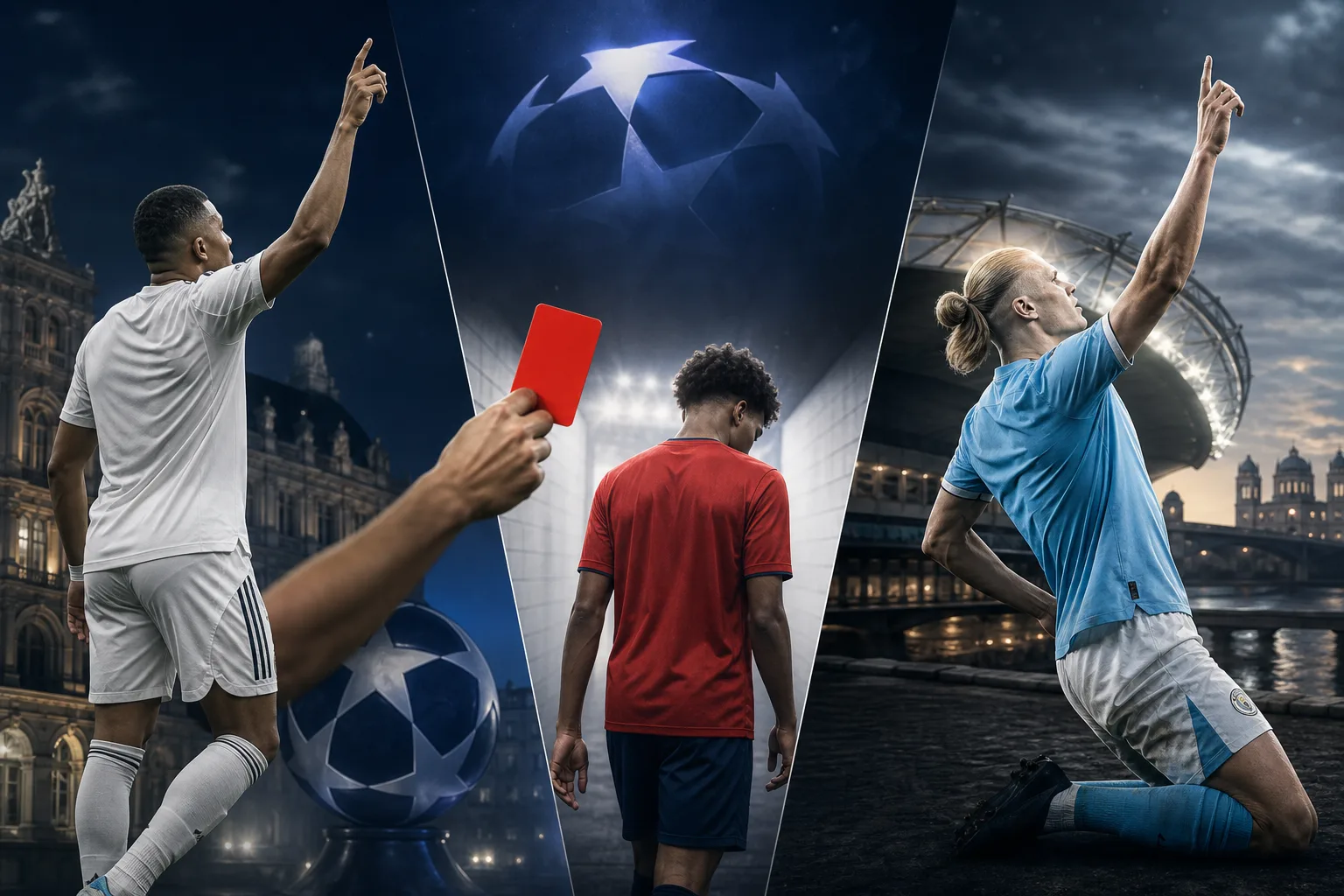 Jeden Mbappé skóroval, druhý bol vylúčený. Haaland dal dva góly