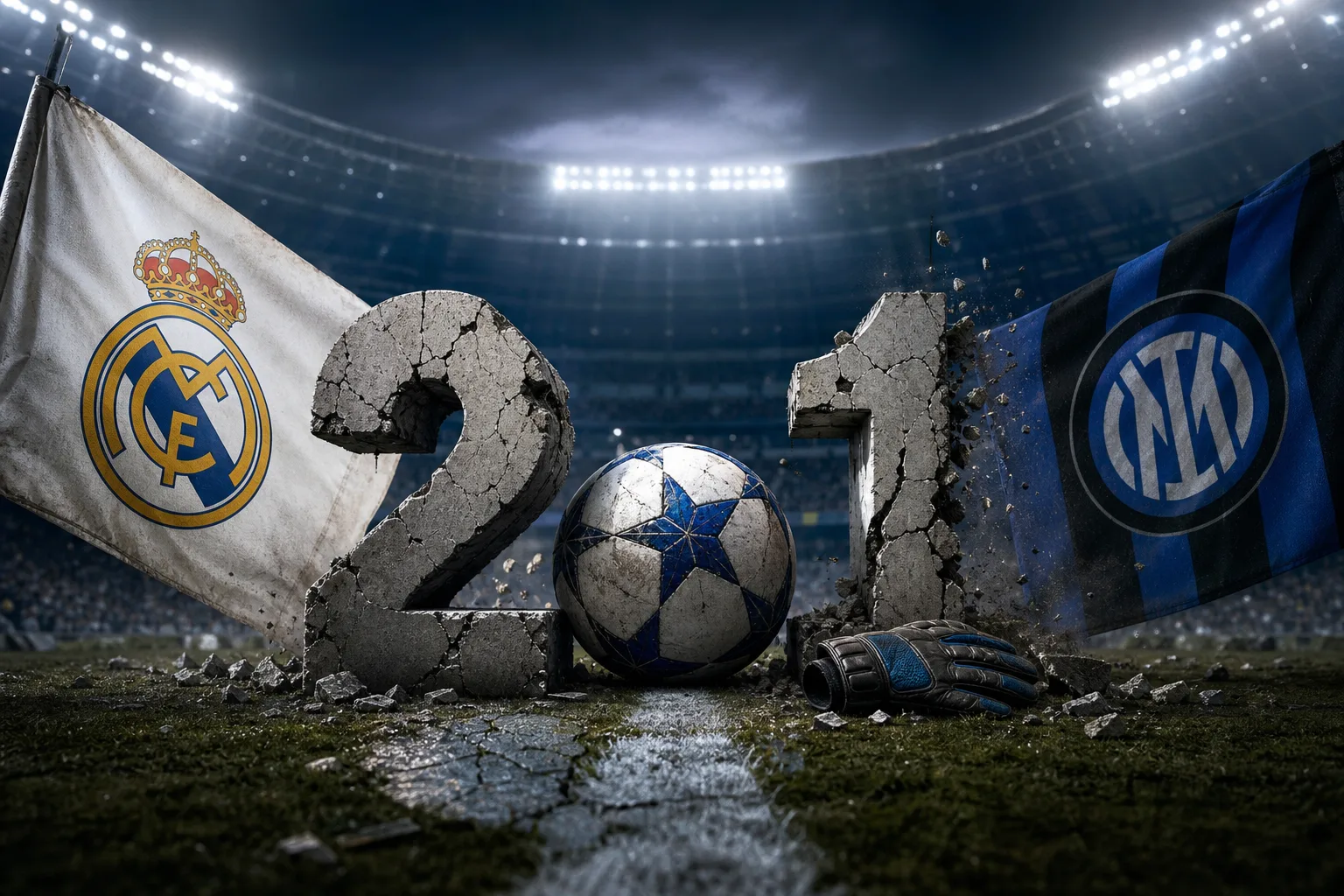 Real využil chyby Interu a prežil nervózny záver. Mourinho: Zápas sa mohol skončiť 7:6
